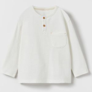 Zara button down Henley size 4-5